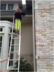 Assisted DIY Gutter Cleaning